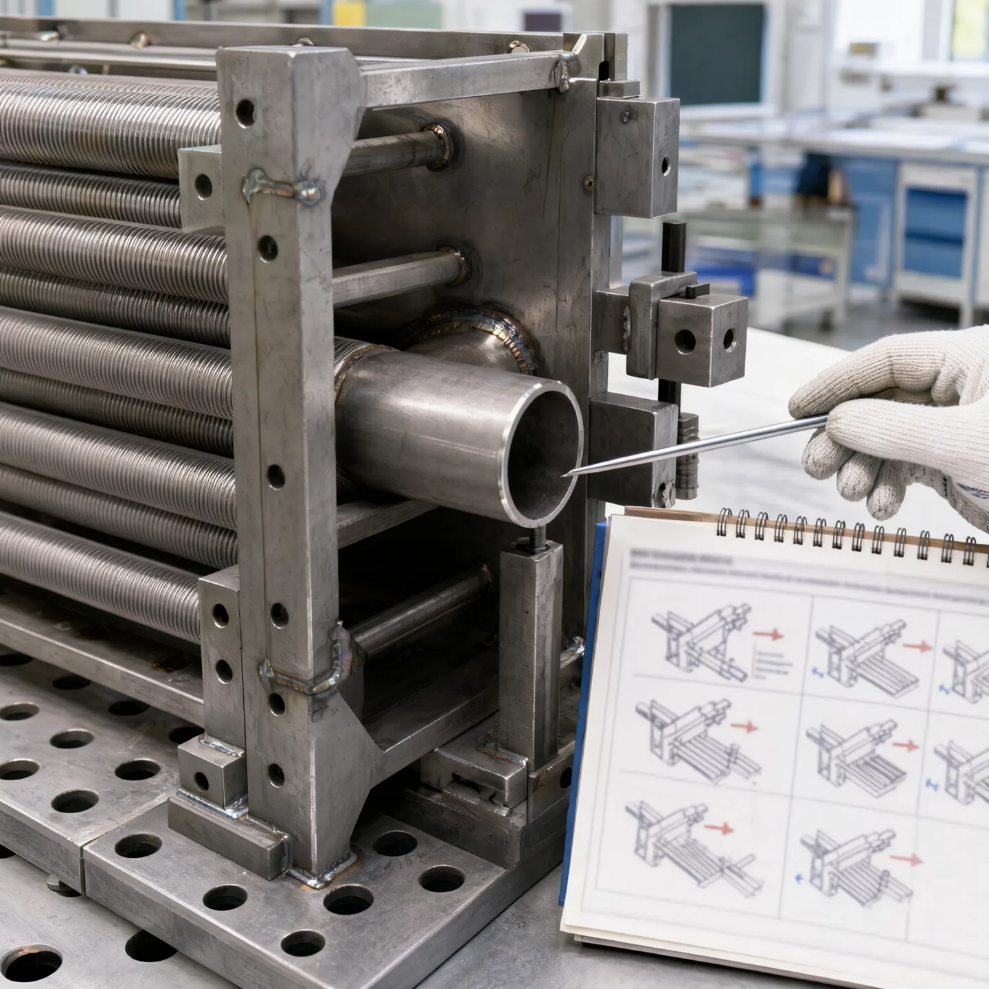Physical exchanger joint and sequence-planning notes